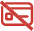 no credit card icon
