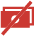 no deposit icon