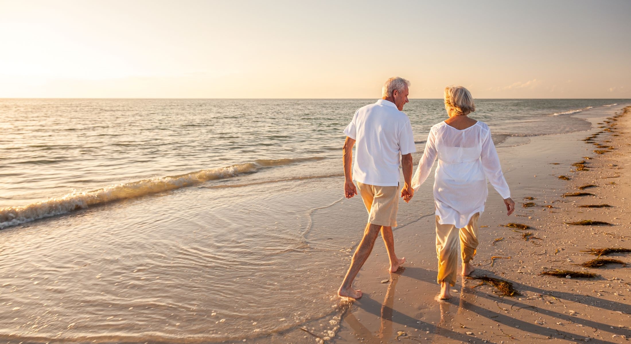 Crete is an ideal vacation destination for travellers of all ages senior couple by the sea